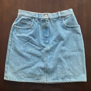 Bill Blass Vintage Denim Skirt